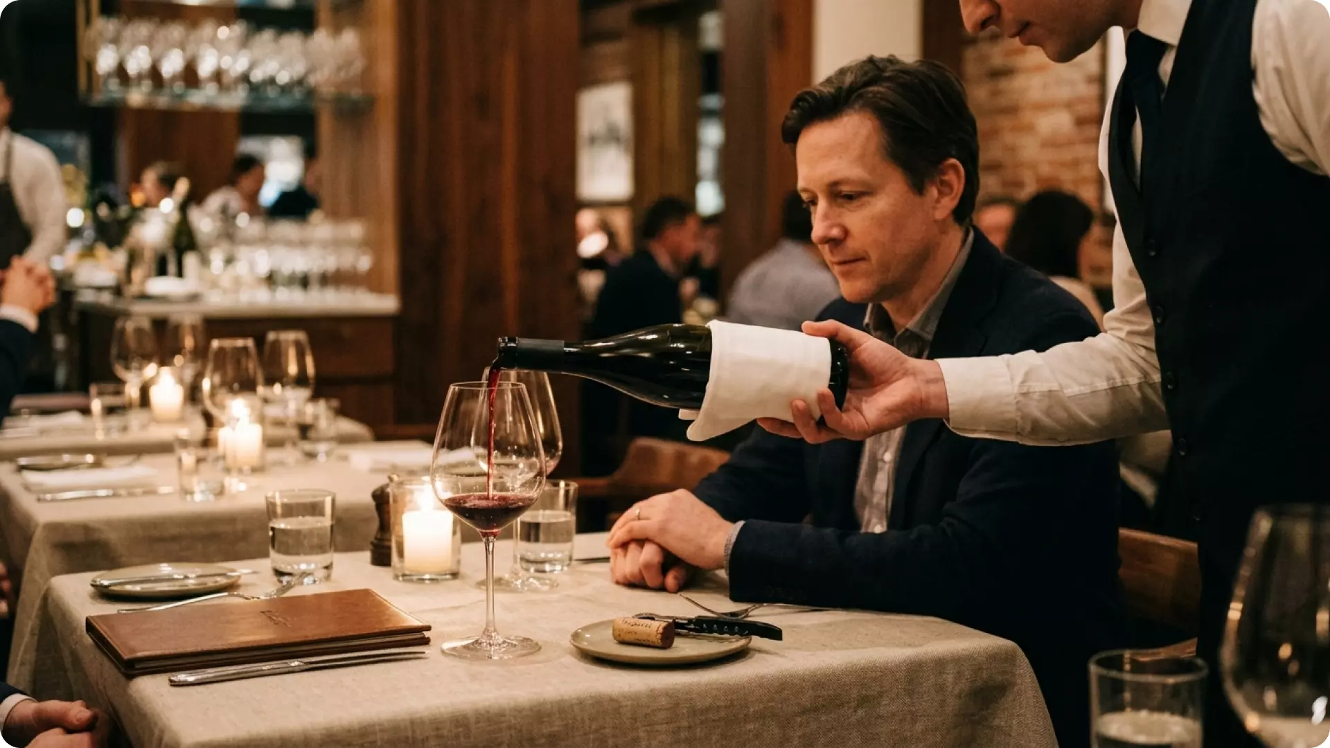 Quando posso devolver um vinho no restaurante?